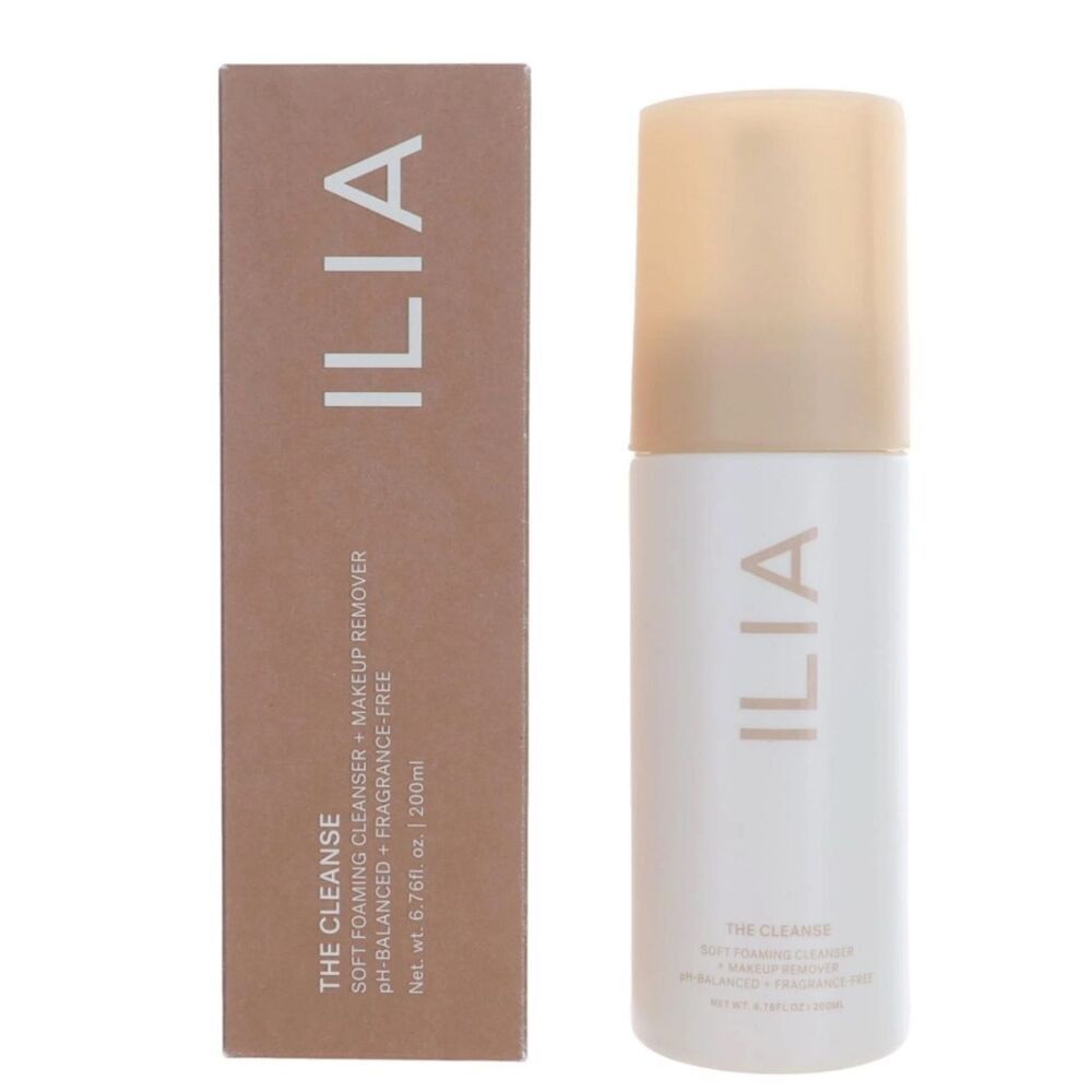 ILIA The Cleanse by ILIA, 6.7 oz Soft Foaming Cleanser + Makeup Remover